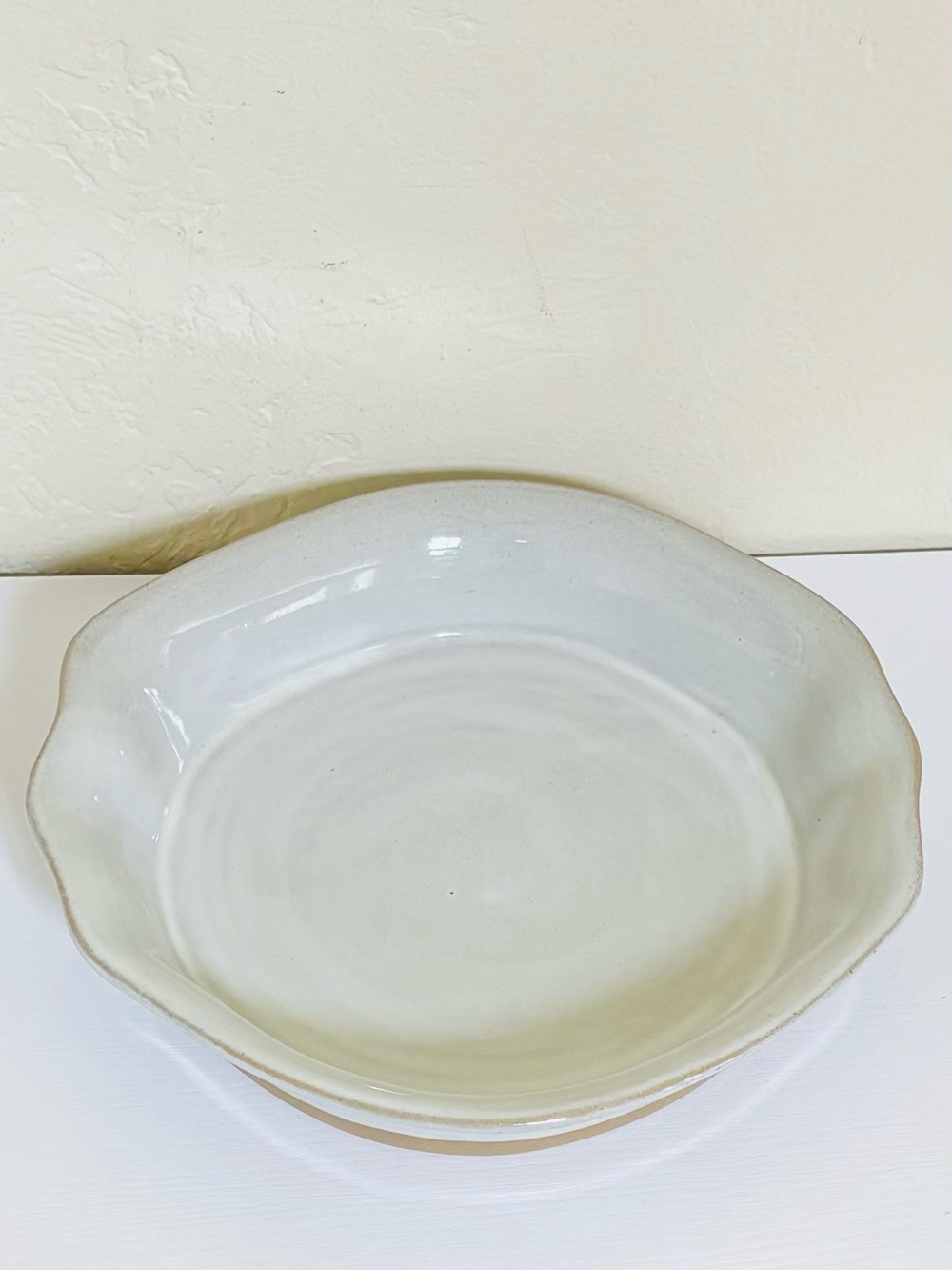 Hearth & Hand with Magnolia Stoneware Pie Dish Sour Cream NWT
